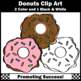 Bakery Donut Clipart for Commercial Use Digital Moveable B