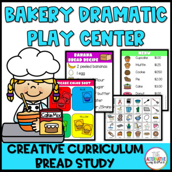 Preview of Bakery Dramatic Play Center Bread Study Curriculum Creative