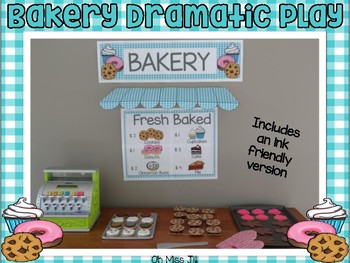 Preview of Bakery Dramatic Play Center and Cookie Shop