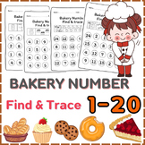 Bakery Numbers : Find & Trace 1-20
