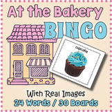 Bakery Themed Vocabulary BINGO & Memory Matching Card Game