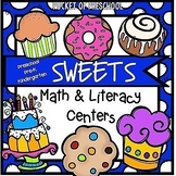Bakery Sweets Math and Literacy Centers for Preschool, Pre