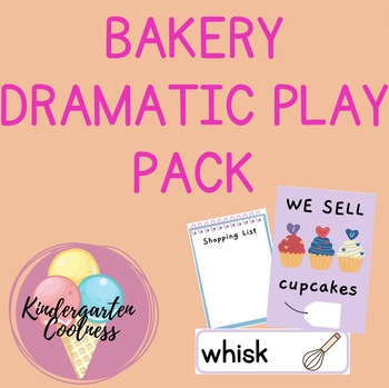 Preview of Bakery dramatic role play pack