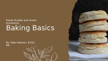 Preview of Baking Basics - Full Unit Plan for Home Economics and Foods Studies