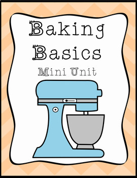 Preview of Baking Basics Mini Unit
