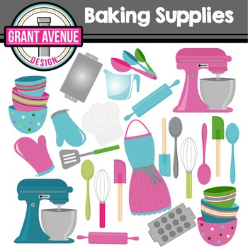 Holiday Baking Clipart by Grant Avenue Design