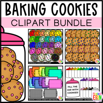 Preview of Cookies Clipart BUNDLE - Baking Cookies