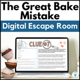 Baking Activity Escape Room - Life Skills Baking Math for 