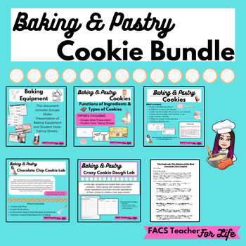 Preview of Baking & Pastry COOKIE Bundle - FACS, FCS, Cooking, High School