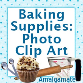 Preview of Baking Supplies: 11 Piece Photo Clip Art