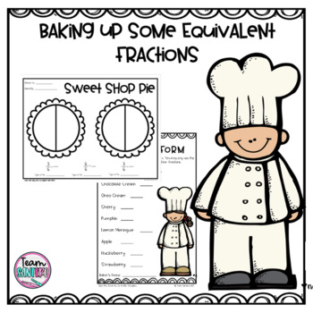 Preview of Baking Up Equivalent Fractions Performance Task
