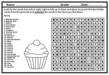 Premium Vector | Word search crossword for children. birthday theme.  educational game for study english vocabulary.