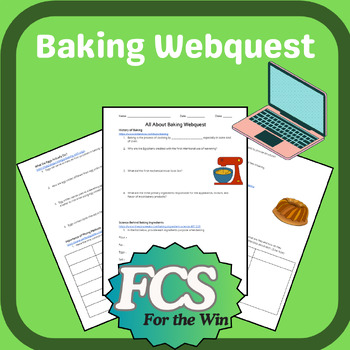 Preview of Baking Webquest - Culinary & Food Science