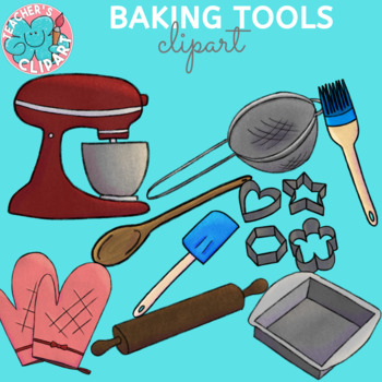 Baking tools clipart set (558327)