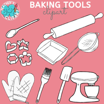 Baking tools clipart set (558327)