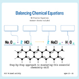 Balance Chemical Equations: 50 Practice Questions workbook