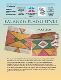 Balance: Plains Style Parflech- Native American Art