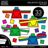Balance Scales Clipart