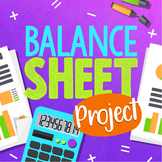 Balance Sheet Project | Accounting Activities