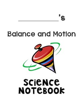 Preview of Balance and Motion Science Notebook