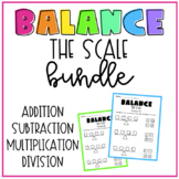 Balance the Scale Math Bundle
