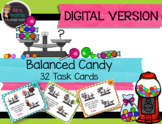 Balanced Candy DIGITAL Task Cards - Introduction to Algebra