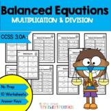 Balanced Equations - Mulitplication & Division