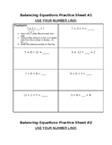 Balanced Equations and 3 Digit Addition Practice and Review