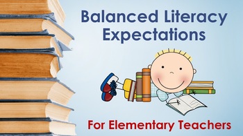 Preview of Balanced Literacy Expectations for Elementary Teachers (Powerpoint)