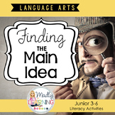 Finding the Main Idea Lesson Pack
