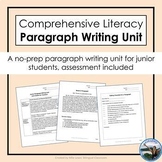 Balanced Literacy Paragraph Writing Unit