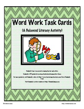 Preview of Balanced Literacy (R.T.I.) Task Card Bundle