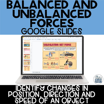 Preview of Balanced and Unbalanced Forces Google Slides