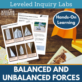 Preview of Balanced and Unbalanced Forces Inquiry Labs