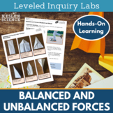 Balanced and Unbalanced Forces Inquiry Labs