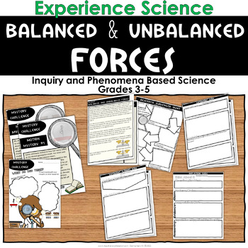 Preview of Balanced and Unbalanced Forces Inquiry and Phenomena Based Science Lesson