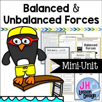 Preview of Balanced and Unbalanced Forces Mini-Unit