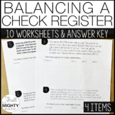 Balancing A Check Register (4 items) Digital & Print