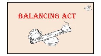 Balancing Act by EYFS Resources UK