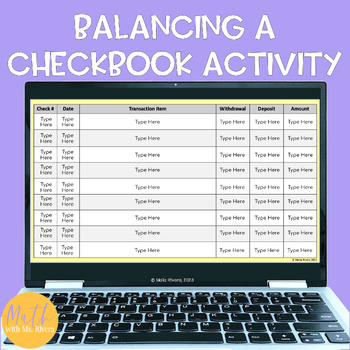 balancing checkbook