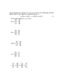 Balancing Chemical Equation using Vector Equation approach