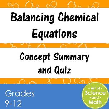 Preview of Balancing Chemical Equations - Distance Learning