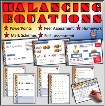 Preview of Balancing Chemical Equations Explained for Middle School Science