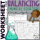Balancing Chemical Equations Maze Worksheet Activity in Pr