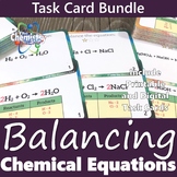 Balancing Equations Printable and Digital Task Card Activity