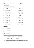 Balancing Chemical Equations Worksheet 1 (with answers)