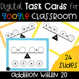 Balancing Equations Addition Within 20-- Digital Task Cards for Google Classroom