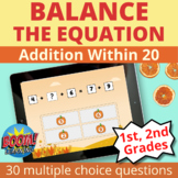 Balancing Equations Boom Cards (Additions)