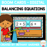Balancing Equations - Boom Cards - Digital - Distance Learning