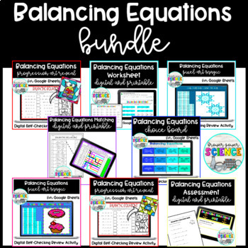 Preview of Balancing Equations Bundle!